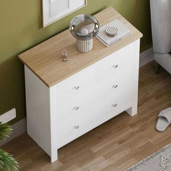 Vida Designs Arlington 2+2 Drawer Chest, Grey
