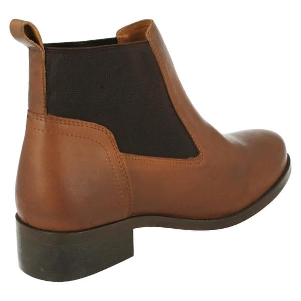 Spot On Ladies Spot On Elasticated Side Ankle Boot