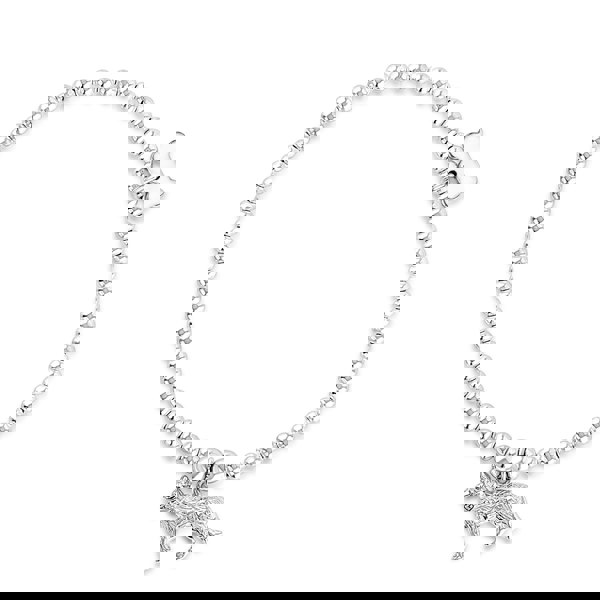 German Shepherd Silver Ball Bead Bracelet - Personalised - MYLEE London
