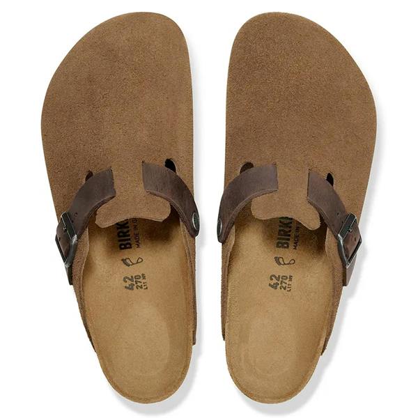 Birkenstock Boston Suede Sandals