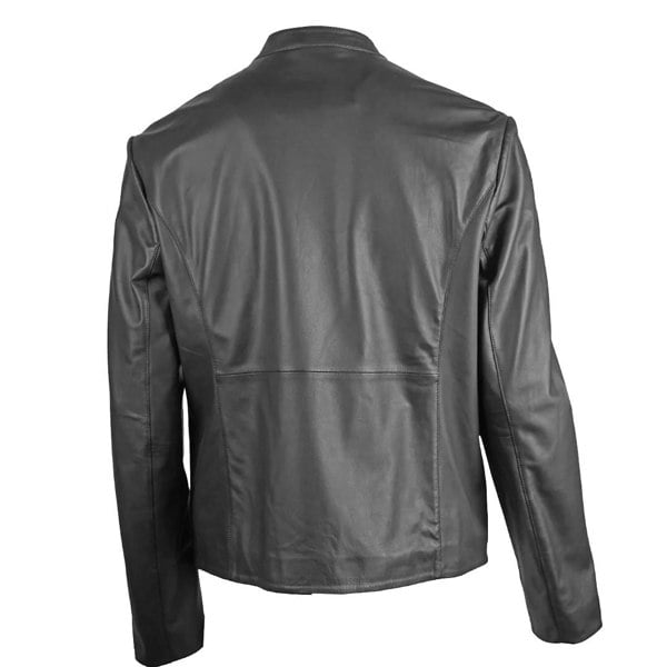 Emporio Armani Leather Jacket - Black