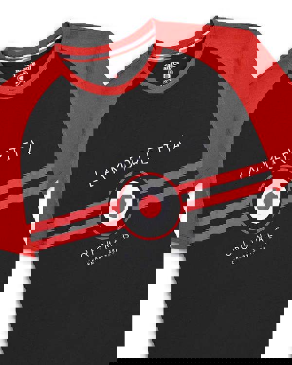 Lambretta Mens Classic Target Raglan Mod Ska Casual T-Shirts