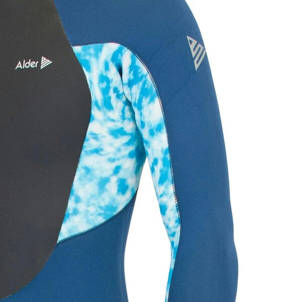 Alder Kids Stealth Junior 5/4mm Back Zip Blue Wetsuit