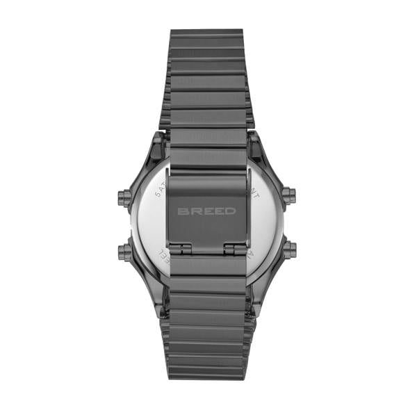 Breed Terra LCD Bracelet Watch - Gunmetal - BRD9702