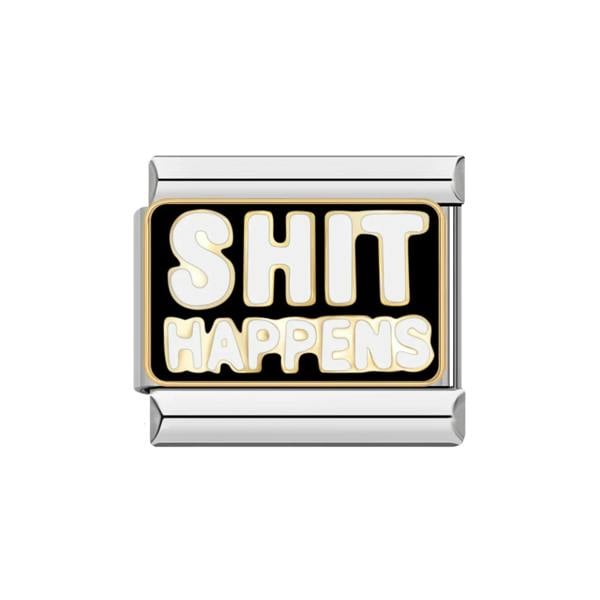 Serafina Shit Happens | Italian Style Bracelet Charm