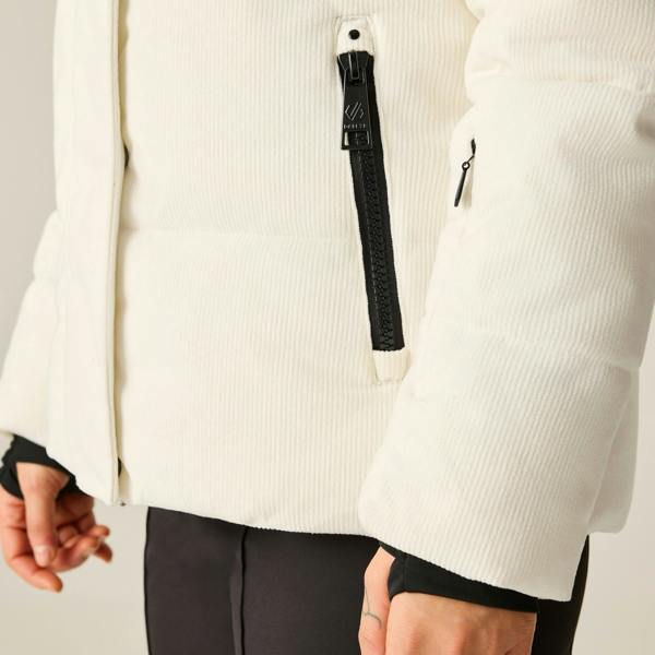 Dare 2B Womens/Ladies Allure Cord Ski Jacket - Egret - 