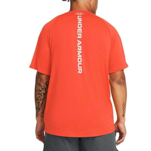 Under Armour Mens Reflective Detail Raglan T-Shirt - Orange - 