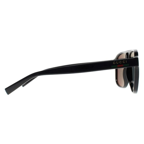 Gucci Sunglasses GG1856S 005 Shiny Black Grey Polarized