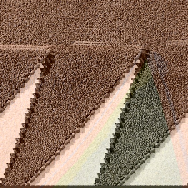 Modern Plain Brown Rug – Soft Short Pile