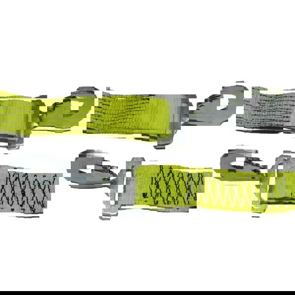 SECUREFIXDIRECT Fall Protection Ratchet Strap with Twisted Snap Hooks 2T 15M (Flatbed Truck Trailer Platform Safety)