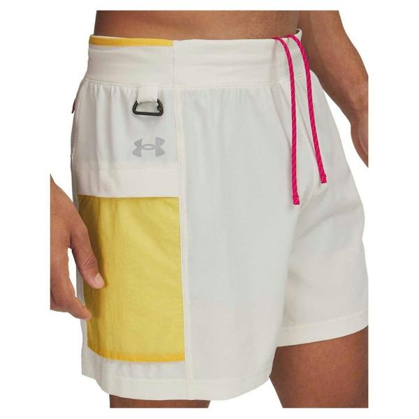 Under Armour Mens Colour Block Running Shorts - Brown - 