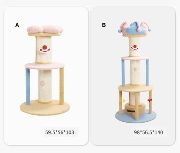 Lori Cat Climber, Cat Tree, Coral Fleece-Weilai Concept-Weilai Concept