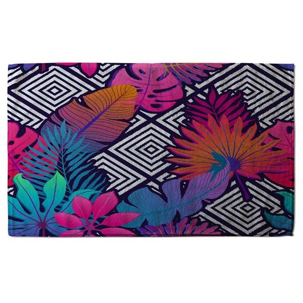 Benjamin Tate Design Tropical Geometric (Bath Towel)