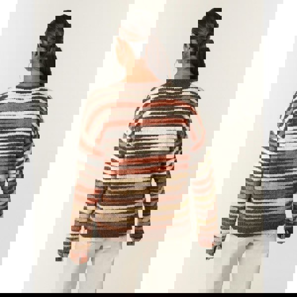 Blue Vanilla Colourful Jumper With Stripes