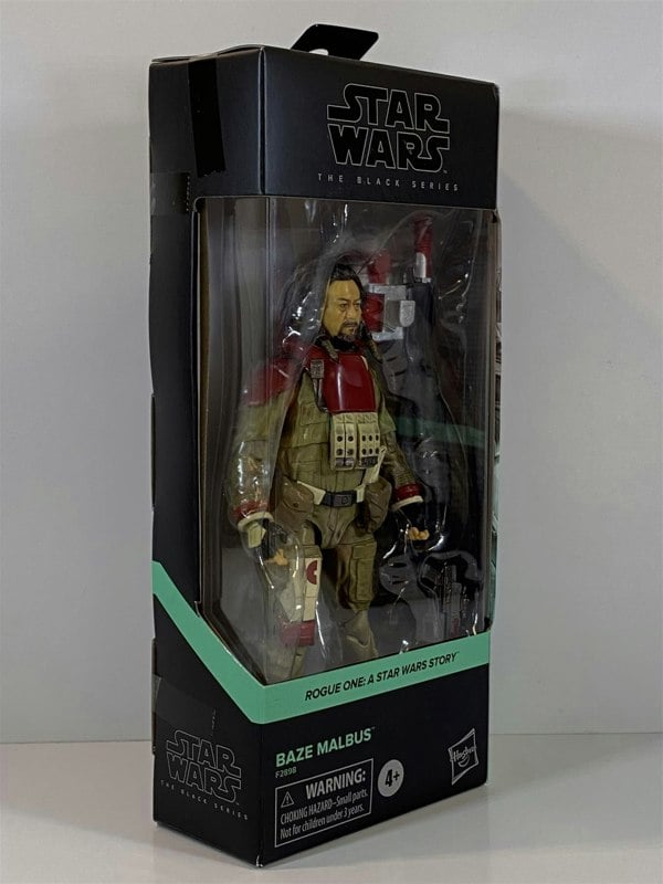 star wars rogue one baze malbus 6 inch figure black edition f2898
