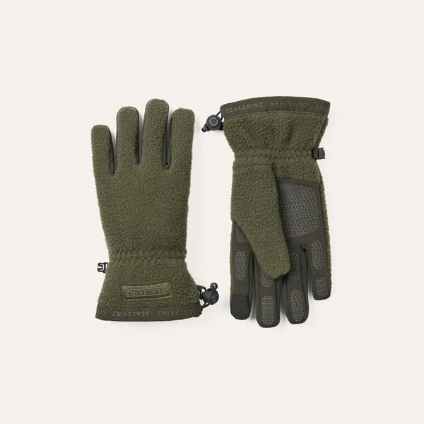Sealskinz Hoveton Waterproof Sherpa Fleece Glove - Olive