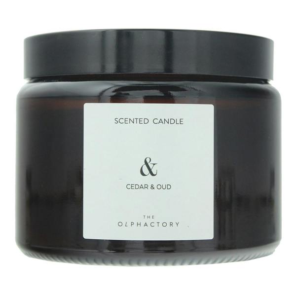 The Olphactory Cedar & Oud Scented Candle 360g