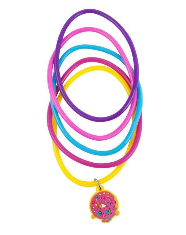 Vanilla Underground Shopkins Girls Purple D'Lish Donut Bracelet (One Size)