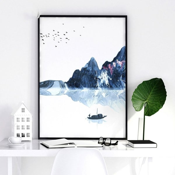 Artwork for an office | set of 3 wall art prints