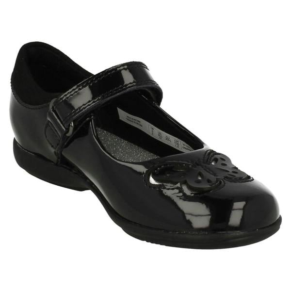 Clarks Girls Clarks Light Up School Shoes Trixi Rose