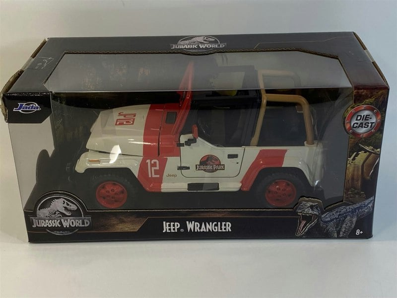 jurassic world jeep wrangler 1:24 scale jada 3005