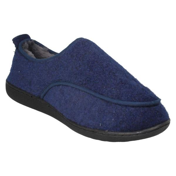 Clarks Mens Clarks Casual Hook and Loop Slippers King Riptape