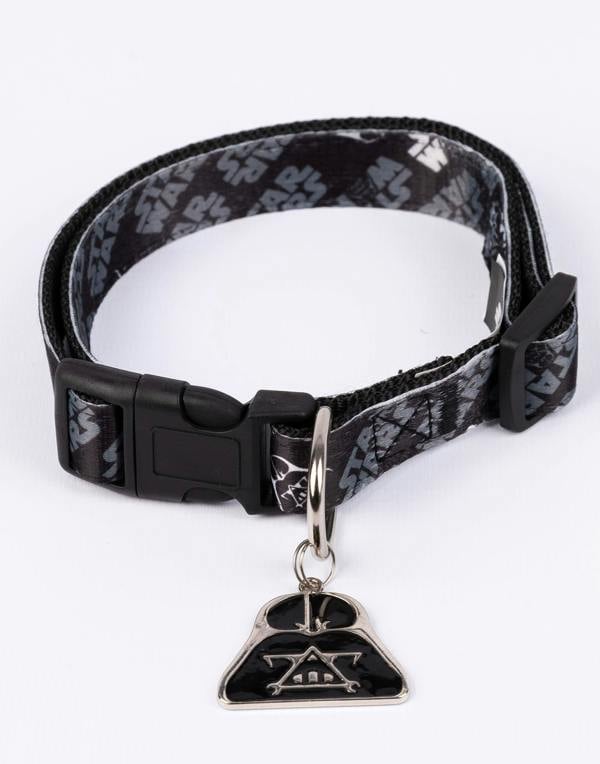Star Wars Unisex Black Logo All Over Print Bowl , Collar , Charm and Lead Gift Set
