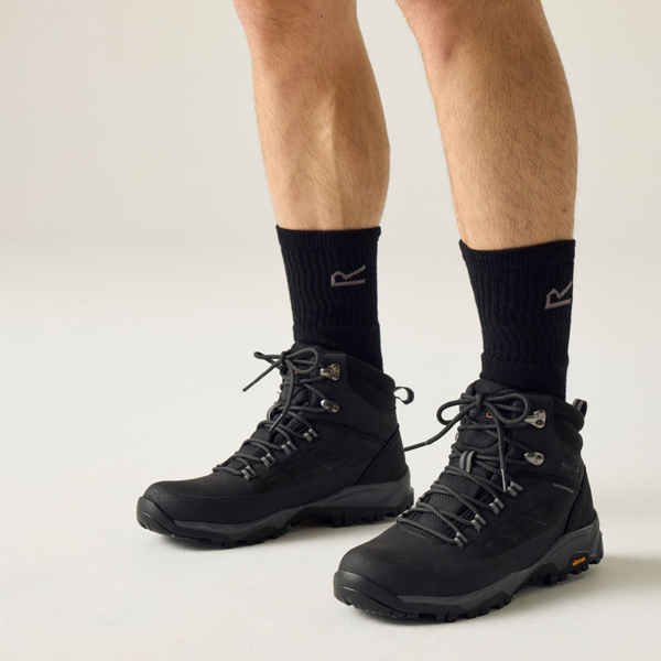 Regatta Mens Blake Walking Boots - Black
