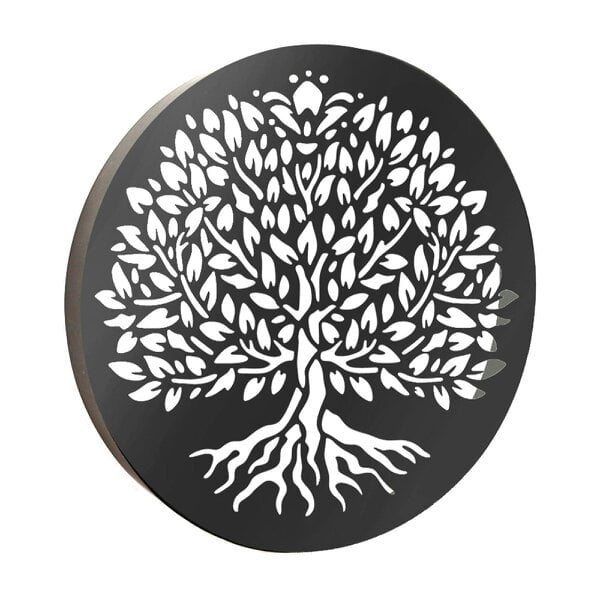 EDH Door Hardware Metal Tree of Life Solar Wall Panel
