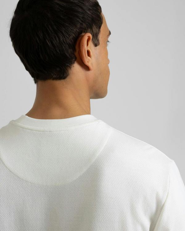 Steel & Jelly Hanbury - Herringbone Jacquard Texture T-Shirt