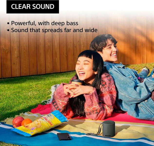 Sony SRS-XB100 Wireless Bluetooth Speaker Black - SRS-XB100/BC
