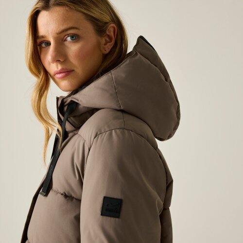 Regatta Womens Eryn Padded Jacket - Mocha/Black