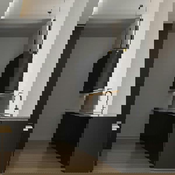 Milagro Dani Pendant Lamp Hand Made Black And Gold