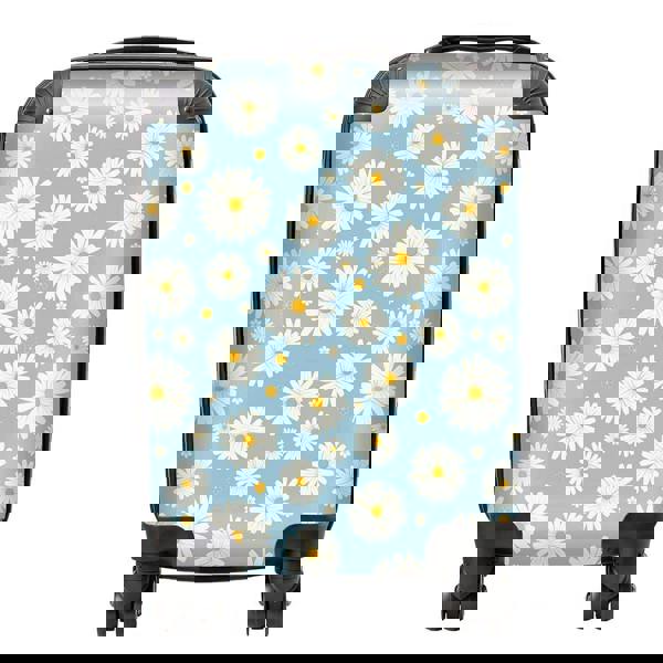 Warren Reed Summer Daisy Pattern Suitcase