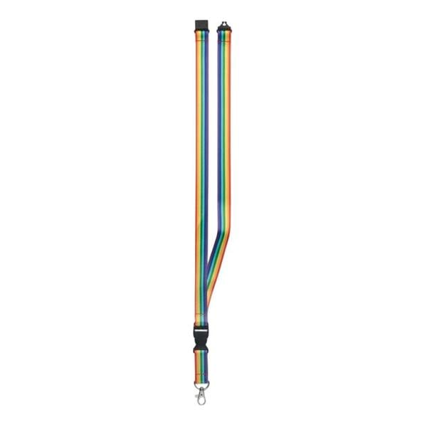 MidOcean Bowyard Rainbow RPET Lanyard - Multicoloured - 