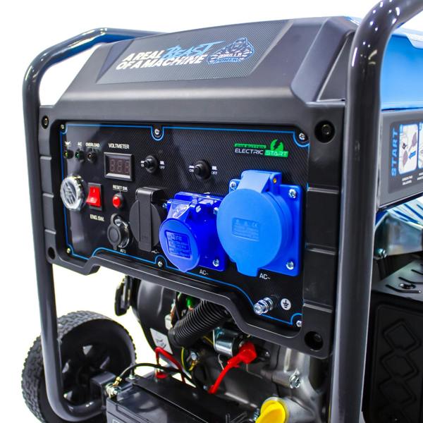 Equip2clean Gorilla Power 6500W Inverter Open Frame Generator with Electric Start - GP6500iE  – High Performance & Fuel Efficient