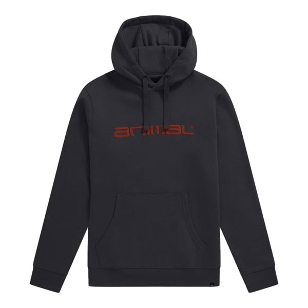 Animal Mens Rocky Organic Hoodie - Dark Grey