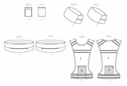 Kwik Sew Sewing Pattern 4360 for Men, Women, A (S-M-L) - Easy