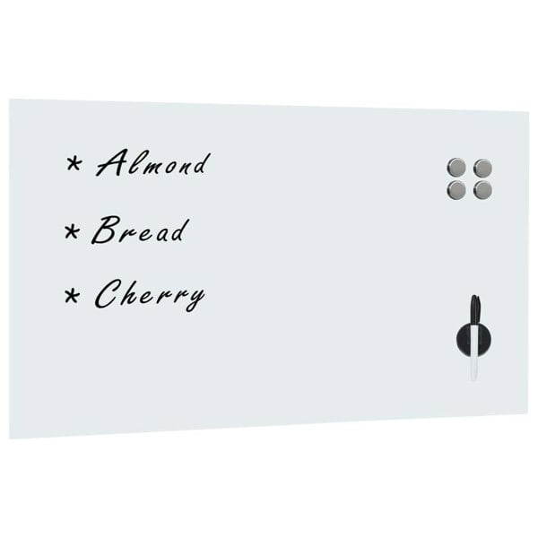 Berkfield Wall Mounted Magnetic Board Glass 120x60 cm