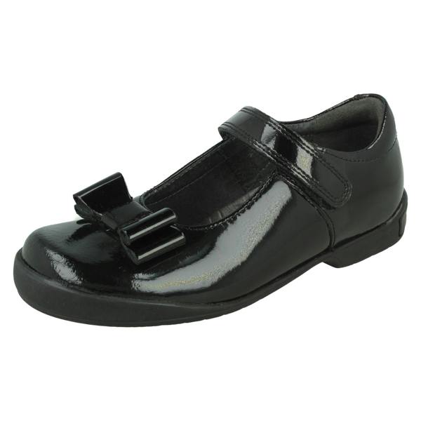 Start-rite Girls Start-Rite Bow Detail School Shoes Flourish
