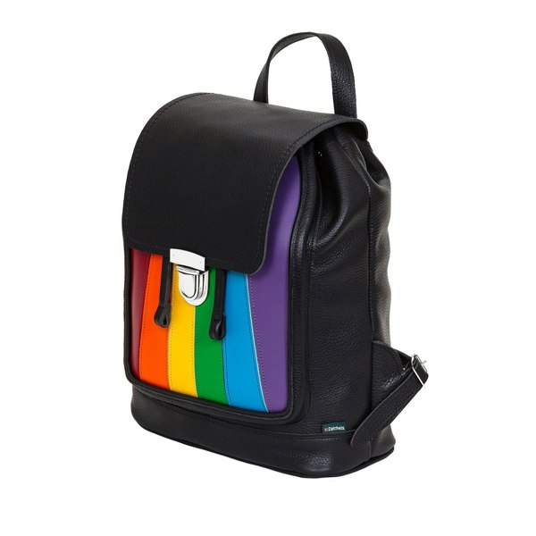 Zatchels Leather Backpack - Pride Rainbow