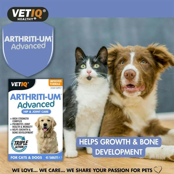 Mark & Chappell M&C Vetiq Arthriti-Um Advance 45 Tablets