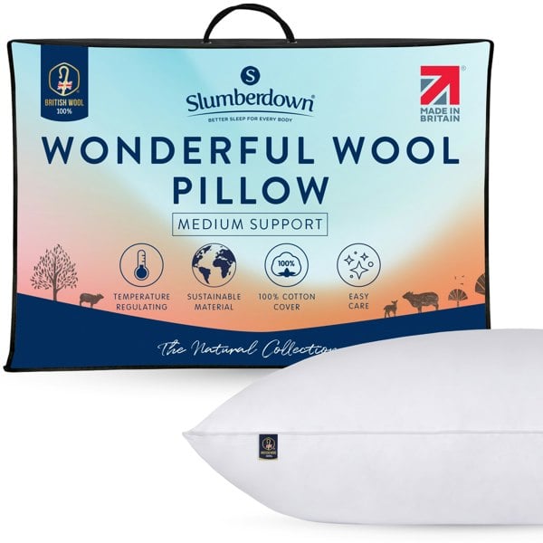 Wonderful Wool Firm Support Pillow