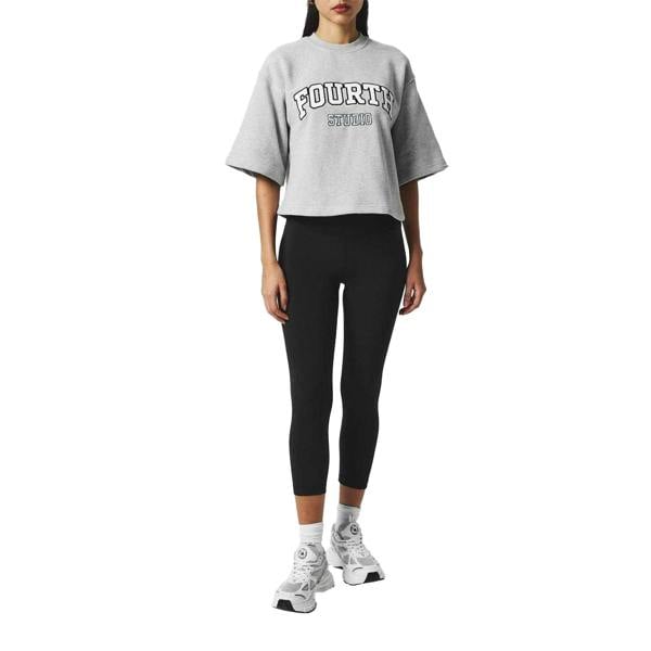 4th & Reckless Womens/Ladies Studio Oversized T-Shirt - Grey - 