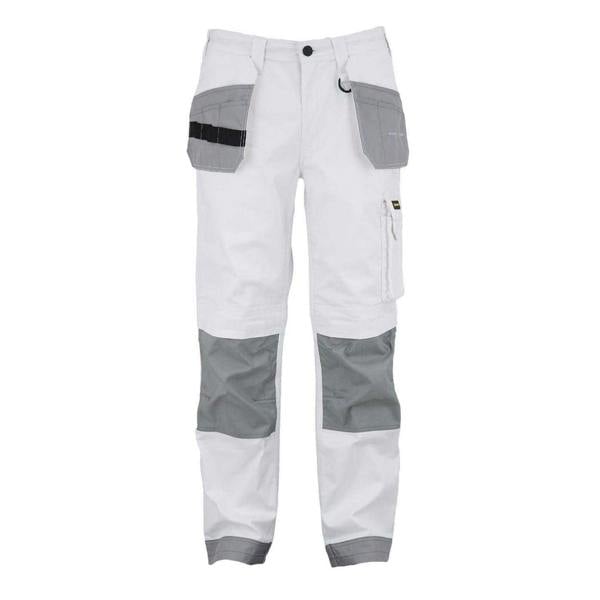 Dunlop Mens Work Trousers - White/Grey - 