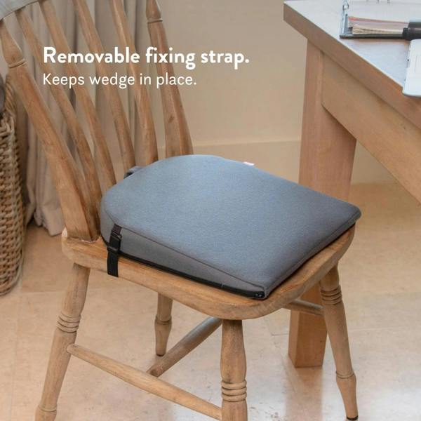 8° Degree sitting Wedge car cushion pillow working from home office chair improve back pain hip knees above - Putnams high density