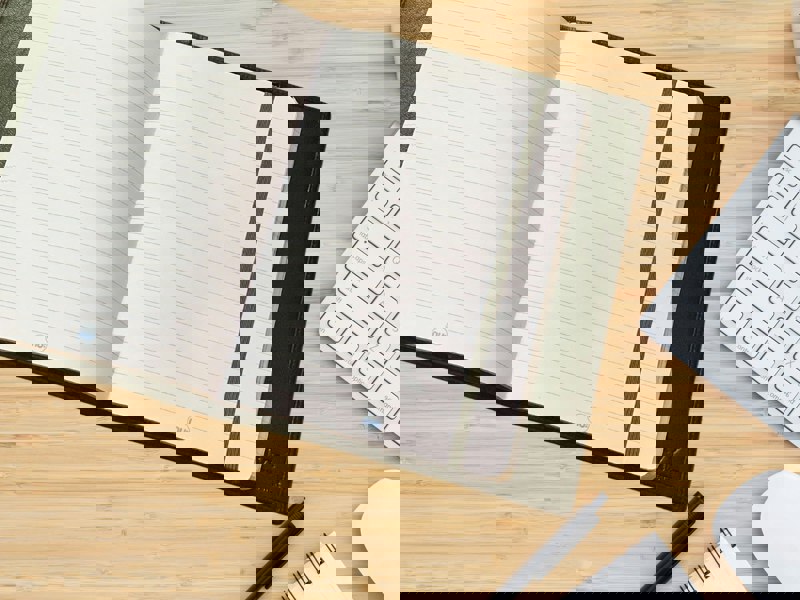 Love EMVY Leather Refillable Notebook Cover –  A5 Lined Notebook