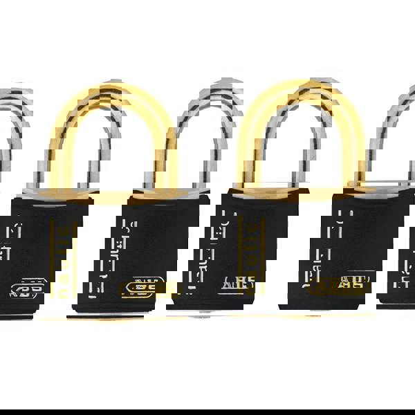 Abus Mechanical T84mb Series Rustproof Padlock - Black - 