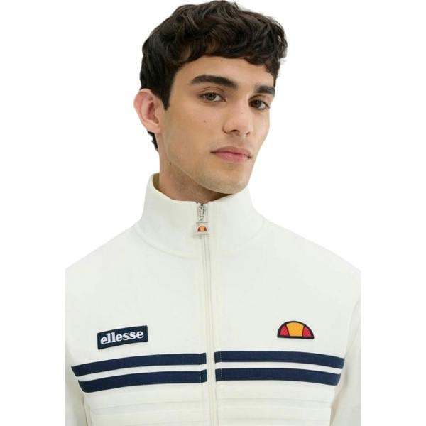Ellesse Mens Vicenza Track Jacket - Off White - 