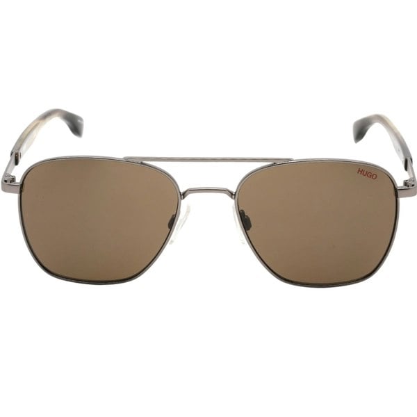 Hugo Boss Brown Lens Matte Brown Sunglasses